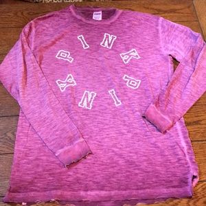 Pink long sleeve top